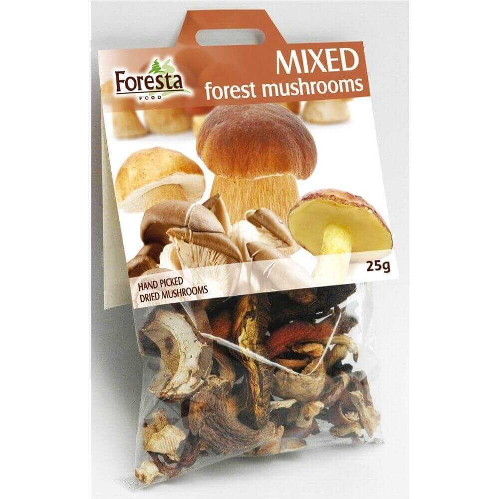 Foresta Dried Mixed Forest Mushrooms 25G